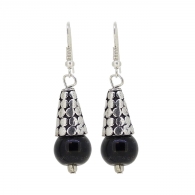 Boucles d'oreilles perle de verre
