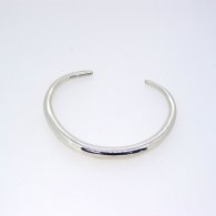 Bracelet jonc fin rond argent