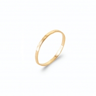 BAGUE PLAQU OR