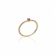 BAGUE PLAQU� OR