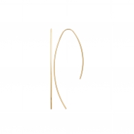 BOUCLES PLAQU OR
