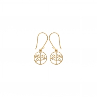 BOUCLES PLAQU OR