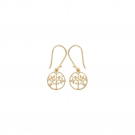 BOUCLES PLAQU OR