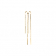 BOUCLES PLAQU OR