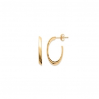BOUCLES PLAQU OR