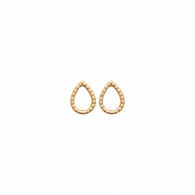 BOUCLES PLAQU OR