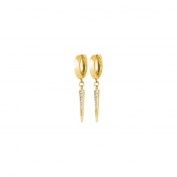 BOUCLES PLAQU OR