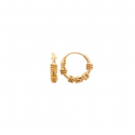 BOUCLES PLAQU OR
