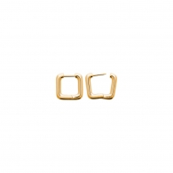BOUCLES PLAQU OR