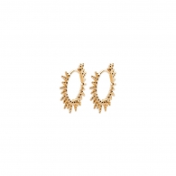 BOUCLES PLAQU OR
