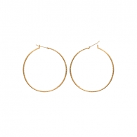 BOUCLES PLAQU OR