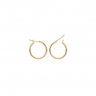 BOUCLES PLAQU OR