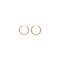 BOUCLES PLAQU OR